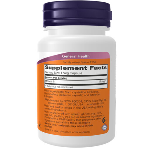 Melatonin 5 mg Veg Capsules