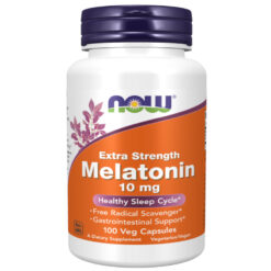 Now Foods – Melatonin 10 mg Extra Strength – 100 Veggie Capsules