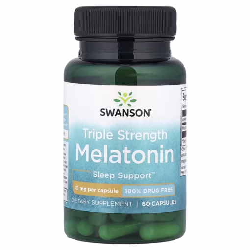 Swanson, Melatonin, Triple Strength , 10 mg, 60 Capsules