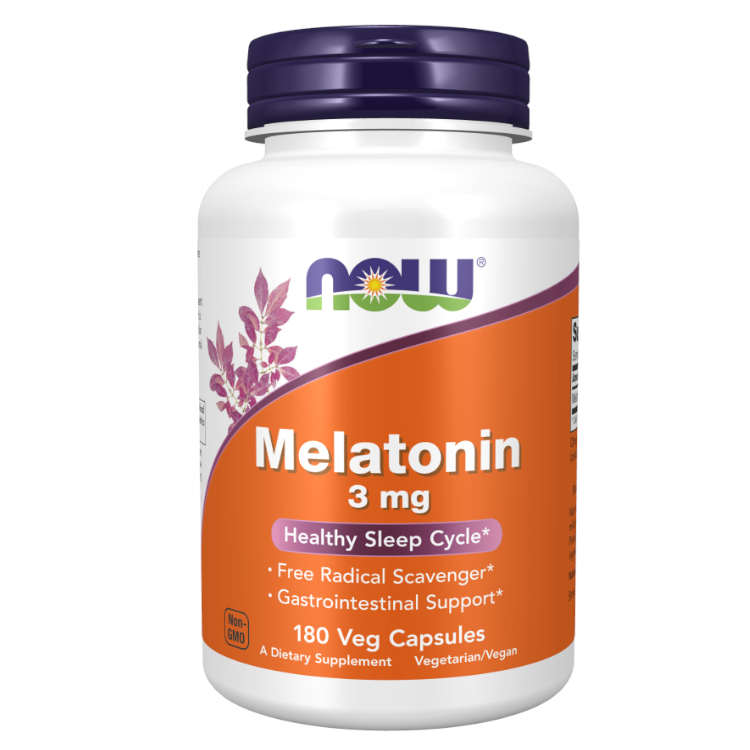 now foods Melatonin 3 mg 180 Veg Capsules