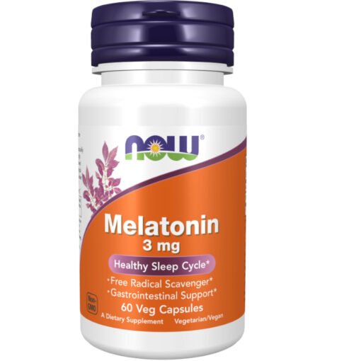 now foods Melatonin 3 mg 60 Veg Capsules